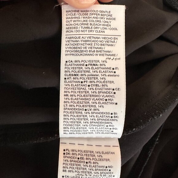 Athleta Black Brooklyn Utility Wide Leg Jumpsuit Sz 14 READ DESCRIPTION - Picture 14 of 16